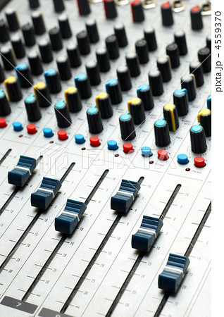 sound mixer. selective focus sound mixer. selective focus 4559370