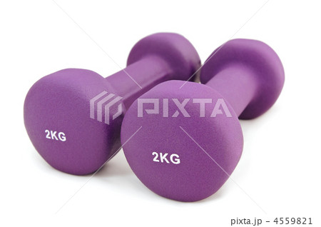 2 kg rubber dipped purple dumbbell 4559821