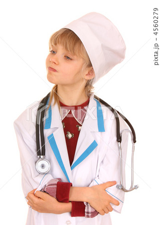 Child in costume of doctor. Child in costume of doctor. 4560279