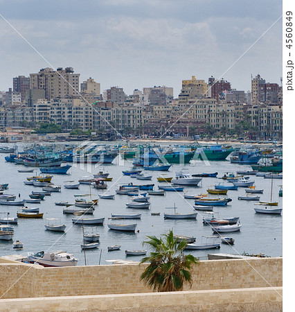 View of Alexandria harbor, Egypt View of Alexandria harbor, Egypt 4560849