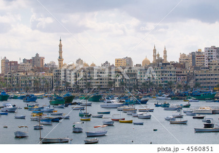 View of Alexandria harbor, Egypt View of Alexandria harbor, Egypt 4560851