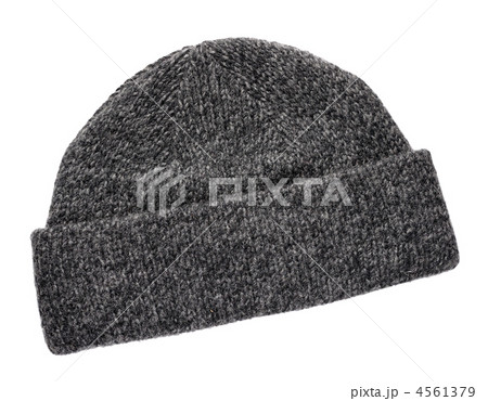 Wool knitted winter hat isolated on white background 4561379