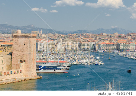 Panoramic view of Marseille and old port 4561741