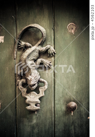 Close-up of old doors Cartagena, Colombia 4562103