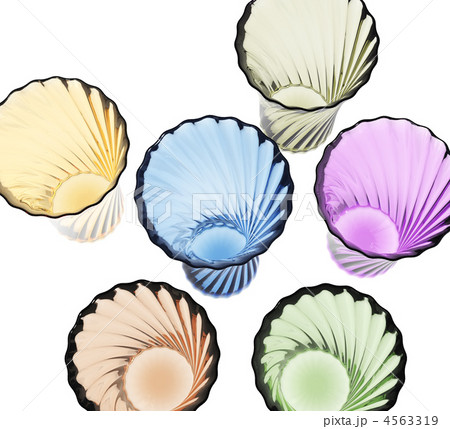colorful glassware in randam arranged colorful glassware in randam arranged 4563319