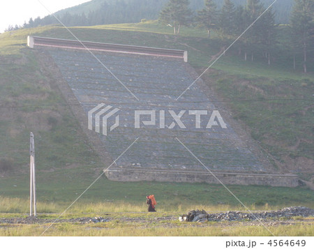 甘粛省夏河　拉卜楞寺 タンカ台 4564649