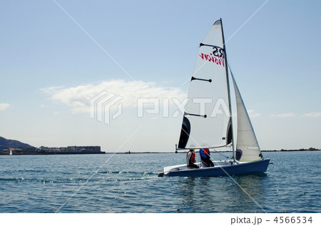 ヨットをするカップル 4566534