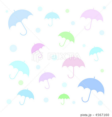 傘柄の背景のイラスト素材
