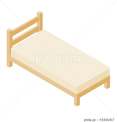 ベッドのイラスト素材