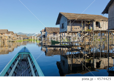 Floating village at Inle Lake, Myanmar Floating village at Inle Lake, Myanmar 4574425