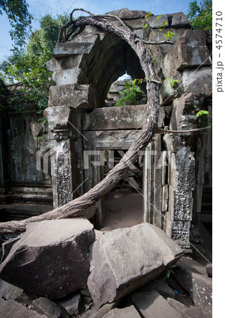 Ruins of Beng Mealea, Angkor, Cambodia 4574710