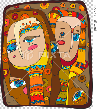 Abstract Faces People 4577209