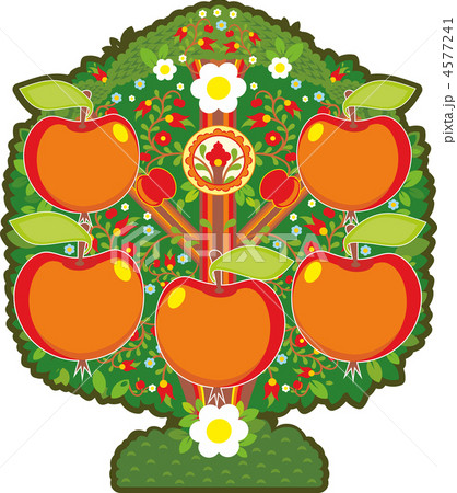Big Apple Tree Isolated 4577241
