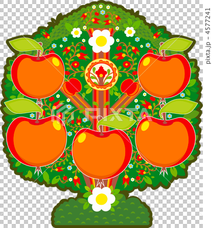 Big Apple Tree Isolated 4577241