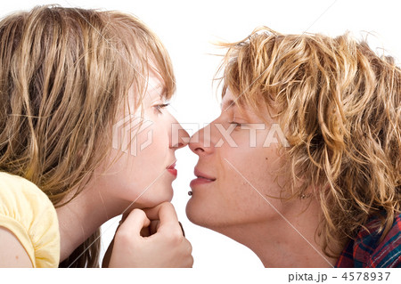 Portrait of smiling young beauty couple 4 Portrait of smiling young beauty couple 4 4578937