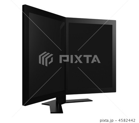 2画面モニターと空白表示（側面） 4582442