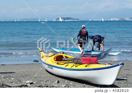 シーカヤックとカップル シーカヤックとカップル 4582610