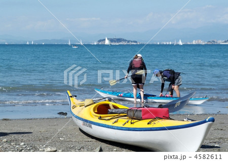 シーカヤックとカップル シーカヤックとカップル 4582611