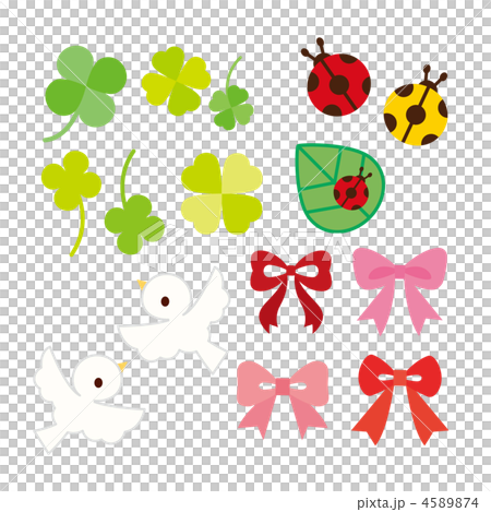 Happy Item Clover · Ladybug · Pigeon · Ribbon Happy Item Clover · Ladybug · Pigeon · Ribbon 4589874