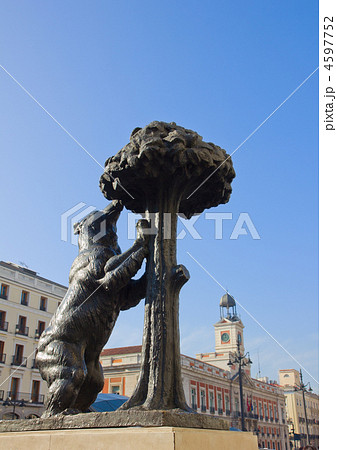 bear with strawberry tree, Madrid, Spain 4597752