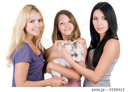 Three cheerful women 4598423