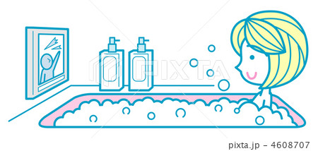 風呂に入る女性 4608707