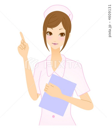 ナース　指差し 4609131