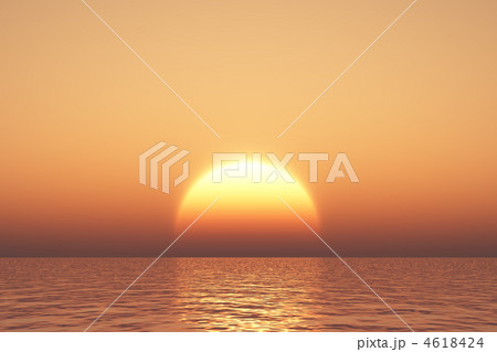 夕暮れの太陽 4618424