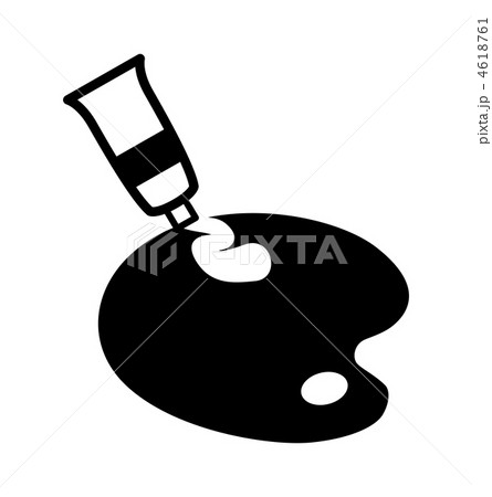 ピクトグラム 絵画のイラスト素材