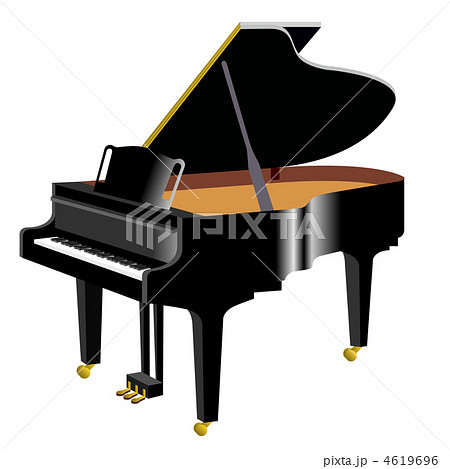 グランドピアノのイラスト素材 4619696 Pixta