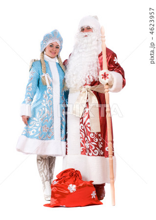 Russian Christmas characters. Isolated 4623957