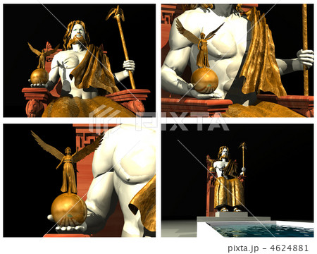 Statue of Zeus at Olympia. 3D reconstructions 4624881