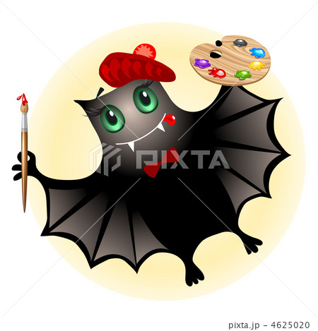 Cute bat artistのイラスト素材 [4625020] - PIXTA