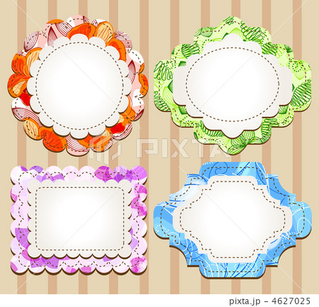Set of cute scrapbooking frames 4627025