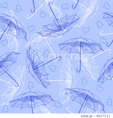Seamless pattern with umbrellas 4627512