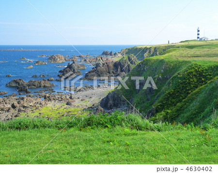 秋田 男鹿半島 入道崎の灯台 4630402