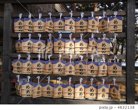 中尊寺　峯薬師堂　目の絵馬 4632138