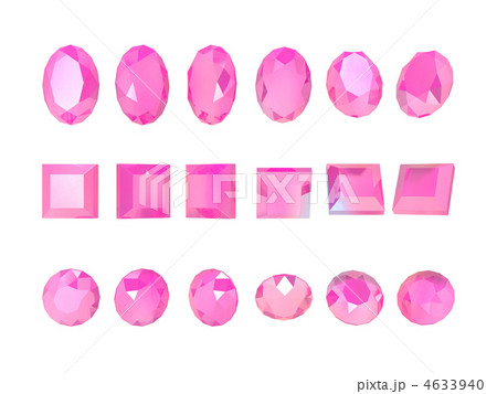 3D ビジュー （ピンク） 4633940