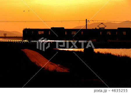 夕焼けの加古川線 夕焼けの加古川線 4635255