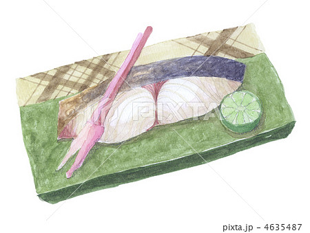焼き魚　鰆 4635487