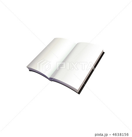 黒い日記帳のイラストのイラスト素材