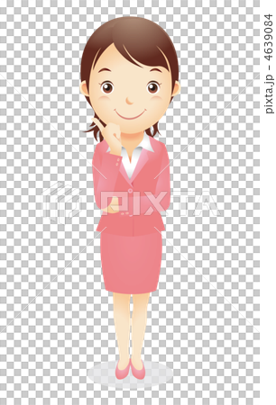 ビジネス女性イラスト ビジネス女性イラスト 4639084