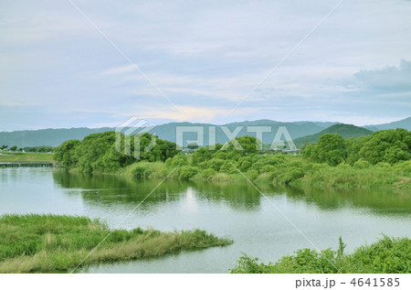 宝満川と筑後の風景 宝満川と筑後の風景 4641585