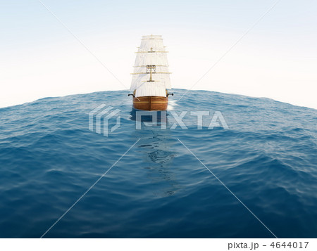 海原を走る帆船 海原を走る帆船 4644017