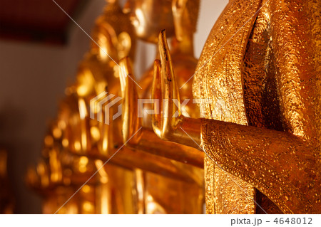 Buddha statue hand,  Thailand 4648012