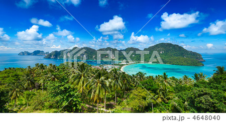 Panorama of tropical island Panorama of tropical island 4648040
