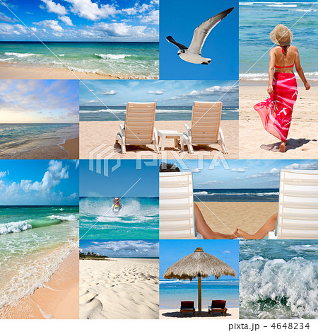 Collage about beach vacations 4648234