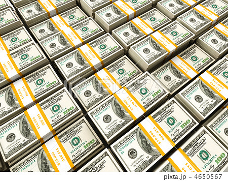 Background of rows of dollar bundles 4650567