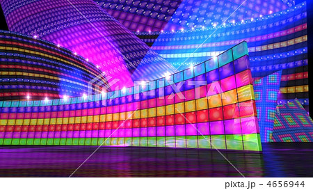 The disco stage set rainbow The disco stage set rainbow 4656944