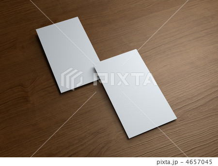 Business Card on wood table 2 4657045
